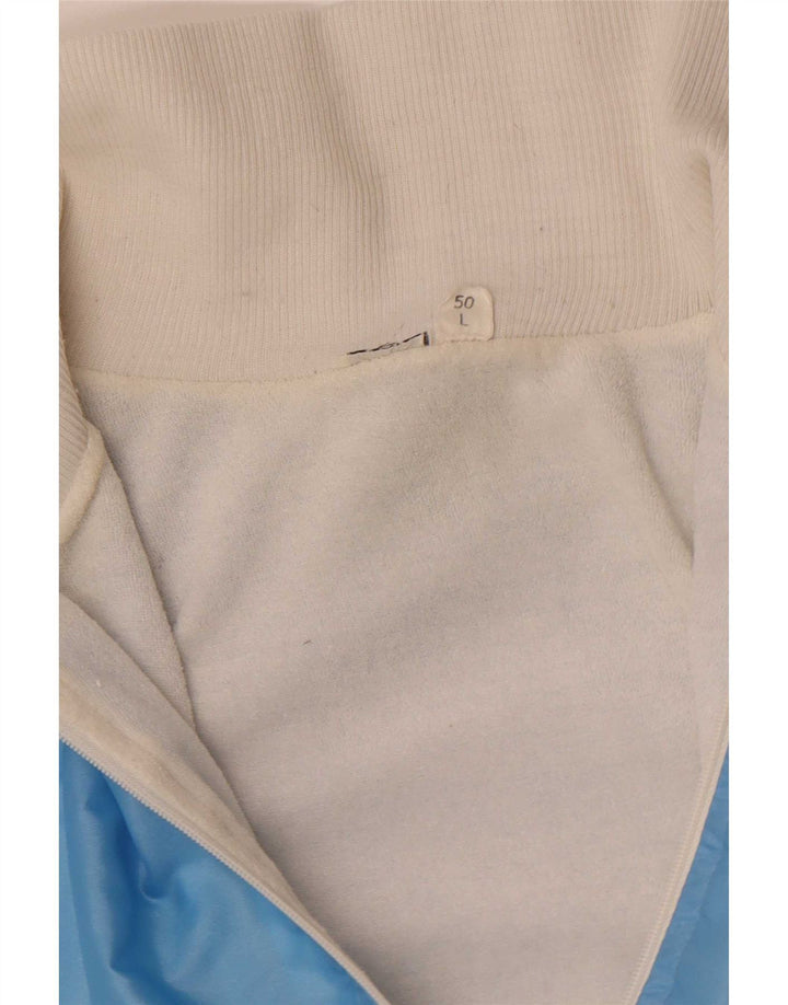 panatta Veste de survêtement pour femme UK 16 Large Bleu Colorblock