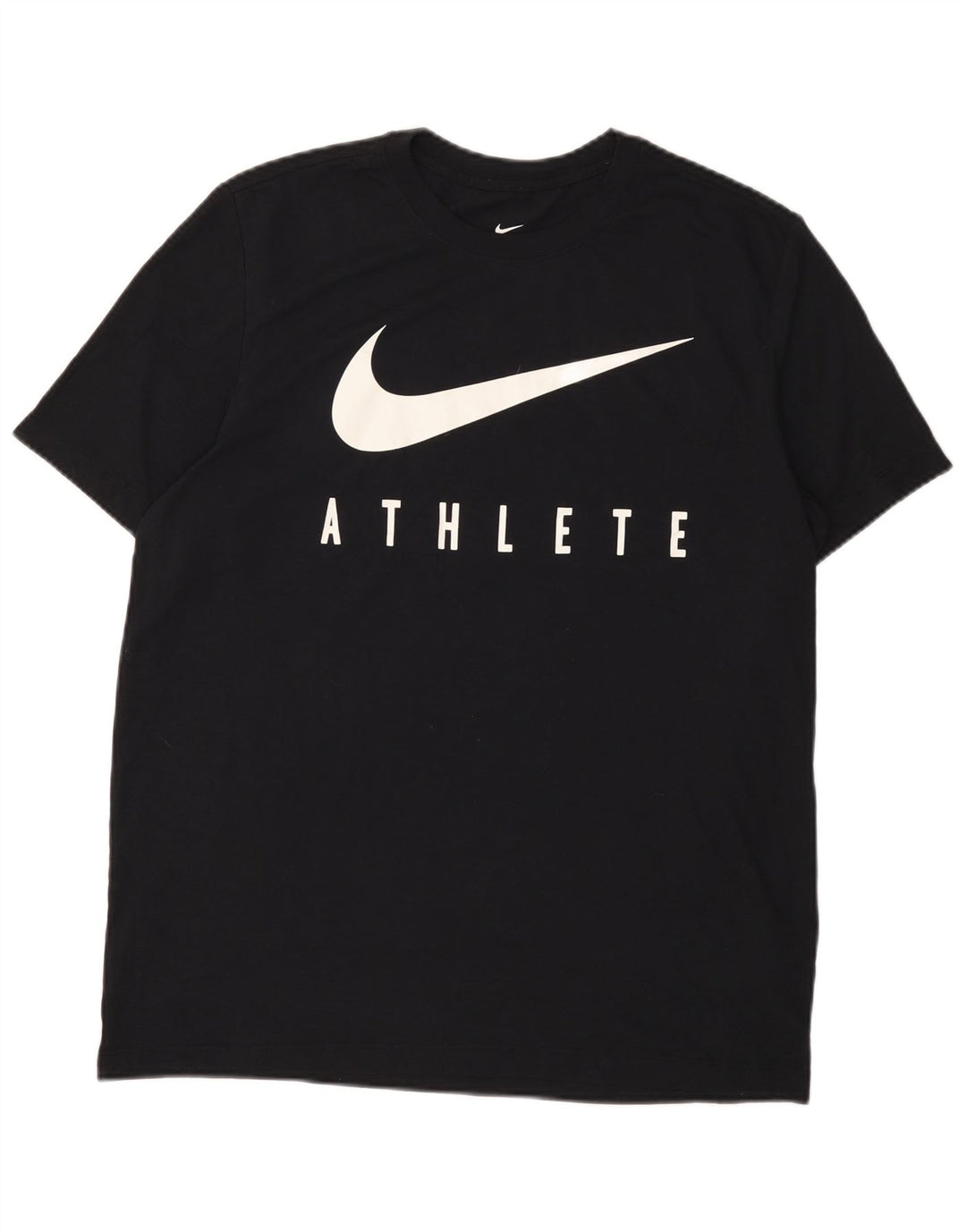 NIKE T-shirt graphique Dri Fit pour hommes, grand, en coton noir
