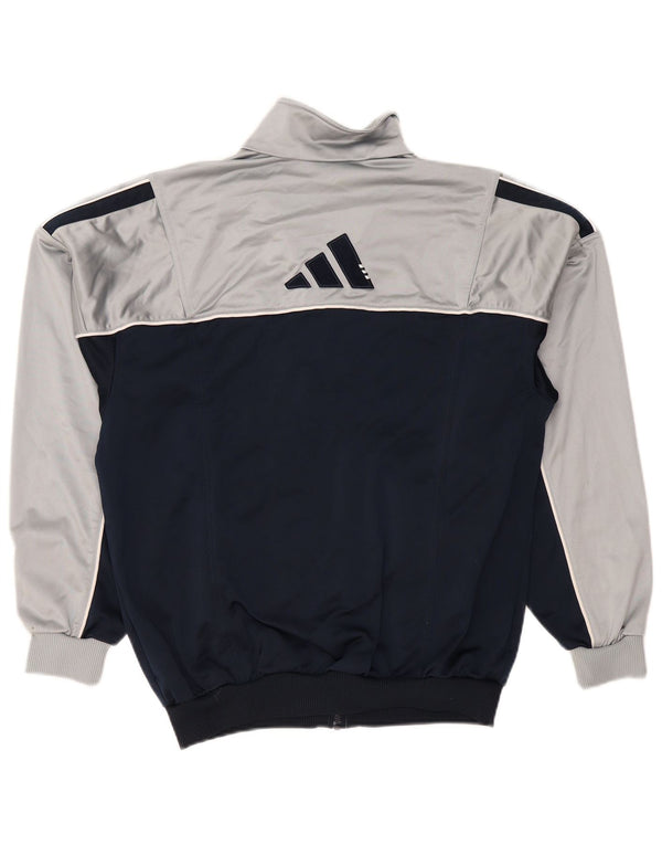 ADIDAS Veste de survêtement pour homme UK 38/40 Bleu marine moyen Colourblock