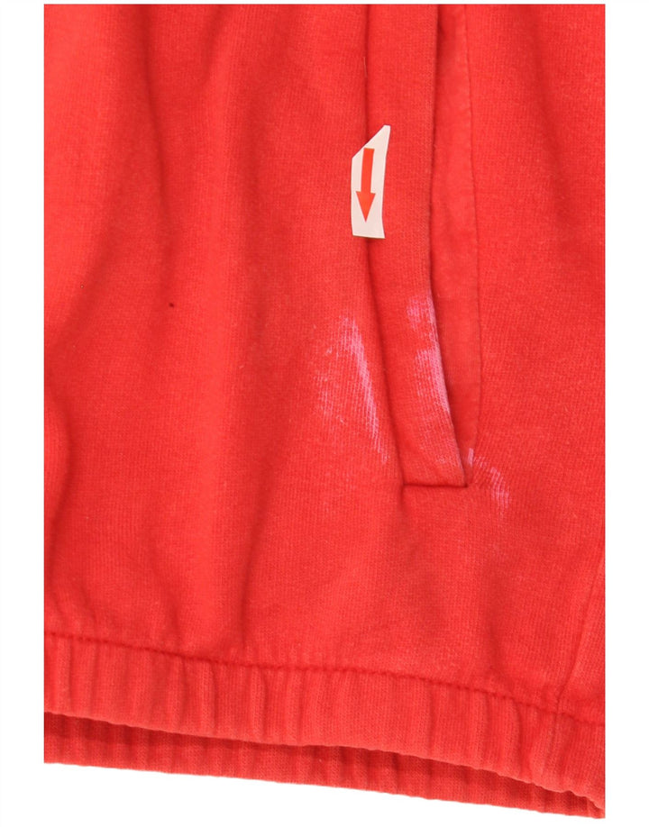 French Connection Veste de survêtement pour femme UK 16 Large Rouge Colourblock