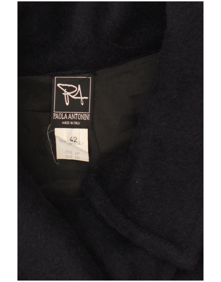 PAOLA ANTONINI Pardessus Oversize Femme IT 42 Bleu Marine Moyen