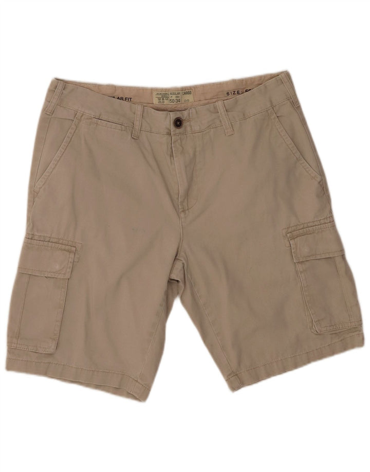 OVS Short Cargo Regular Homme IT 50 Large W34 Coton Beige