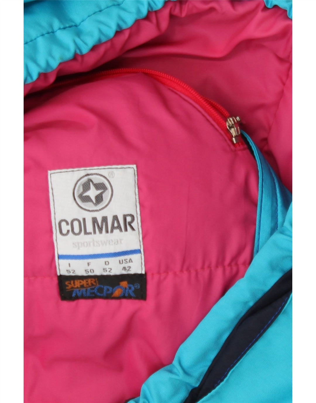 Colmar Veste de Ski Homme IT 52 Large Bleu Colorblock Polyamide