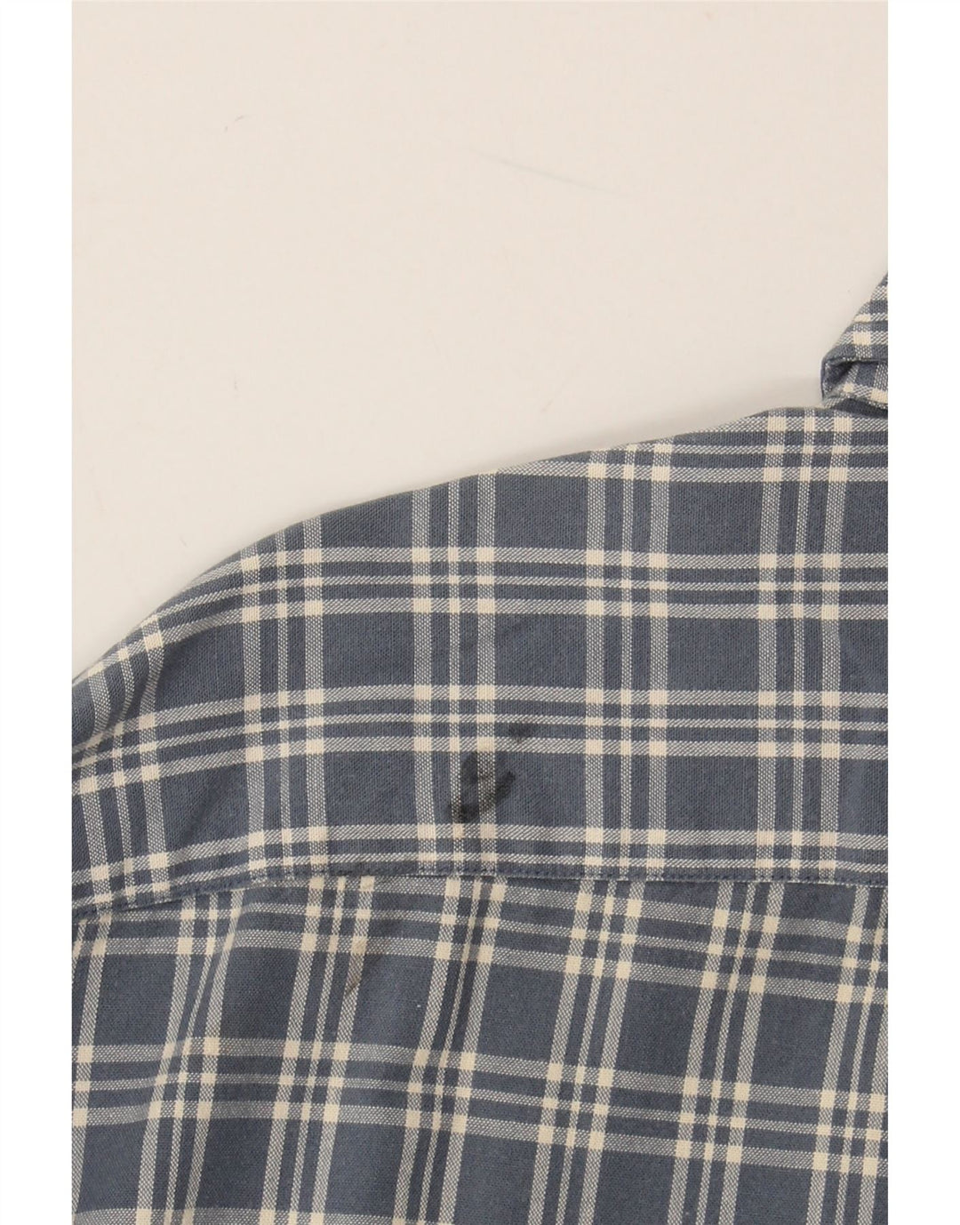 EDDIE BAUER Chemise Flanelle Homme Bleu Moyen Carreaux Coton