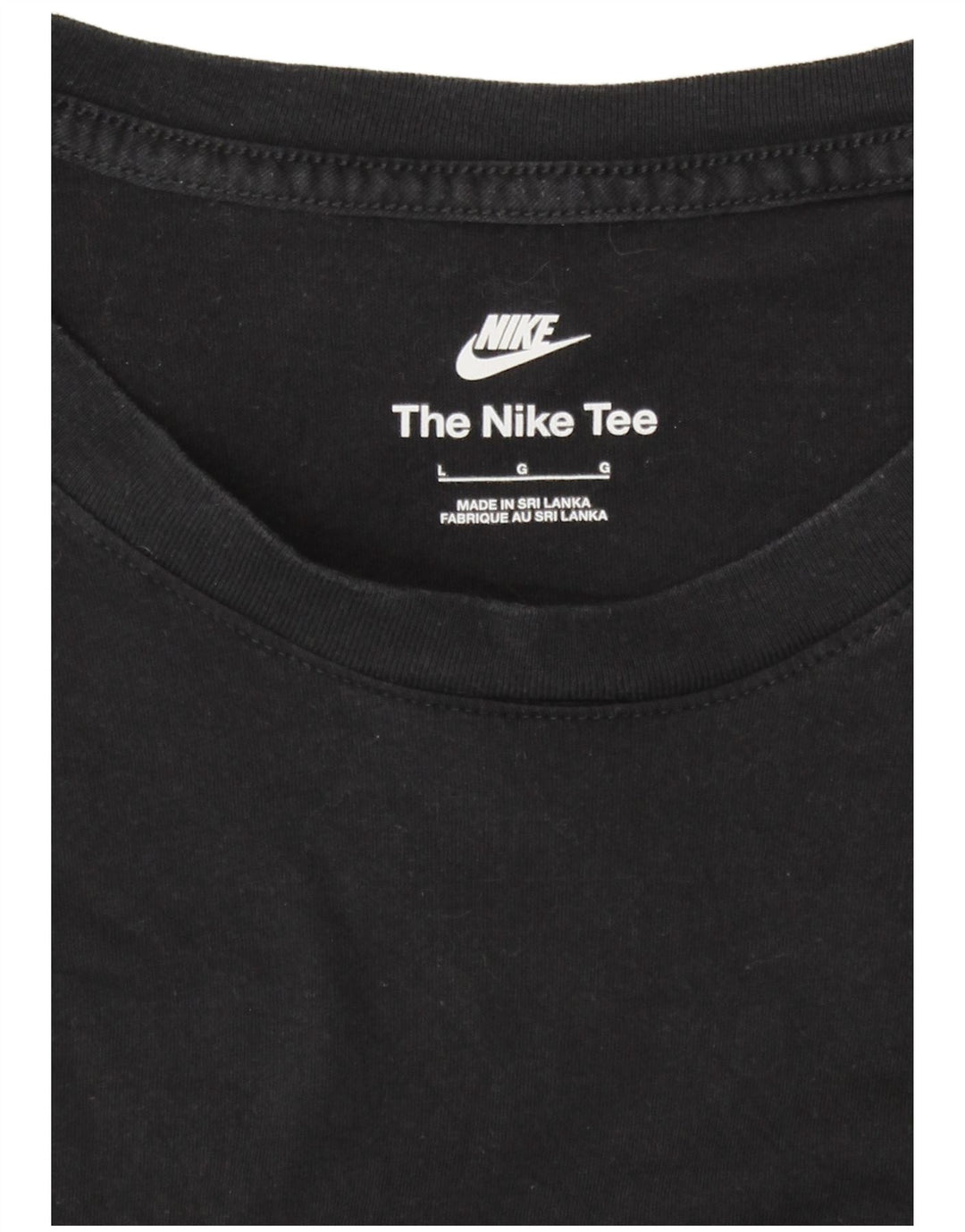Nike T-shirt pour homme Noir Taille L