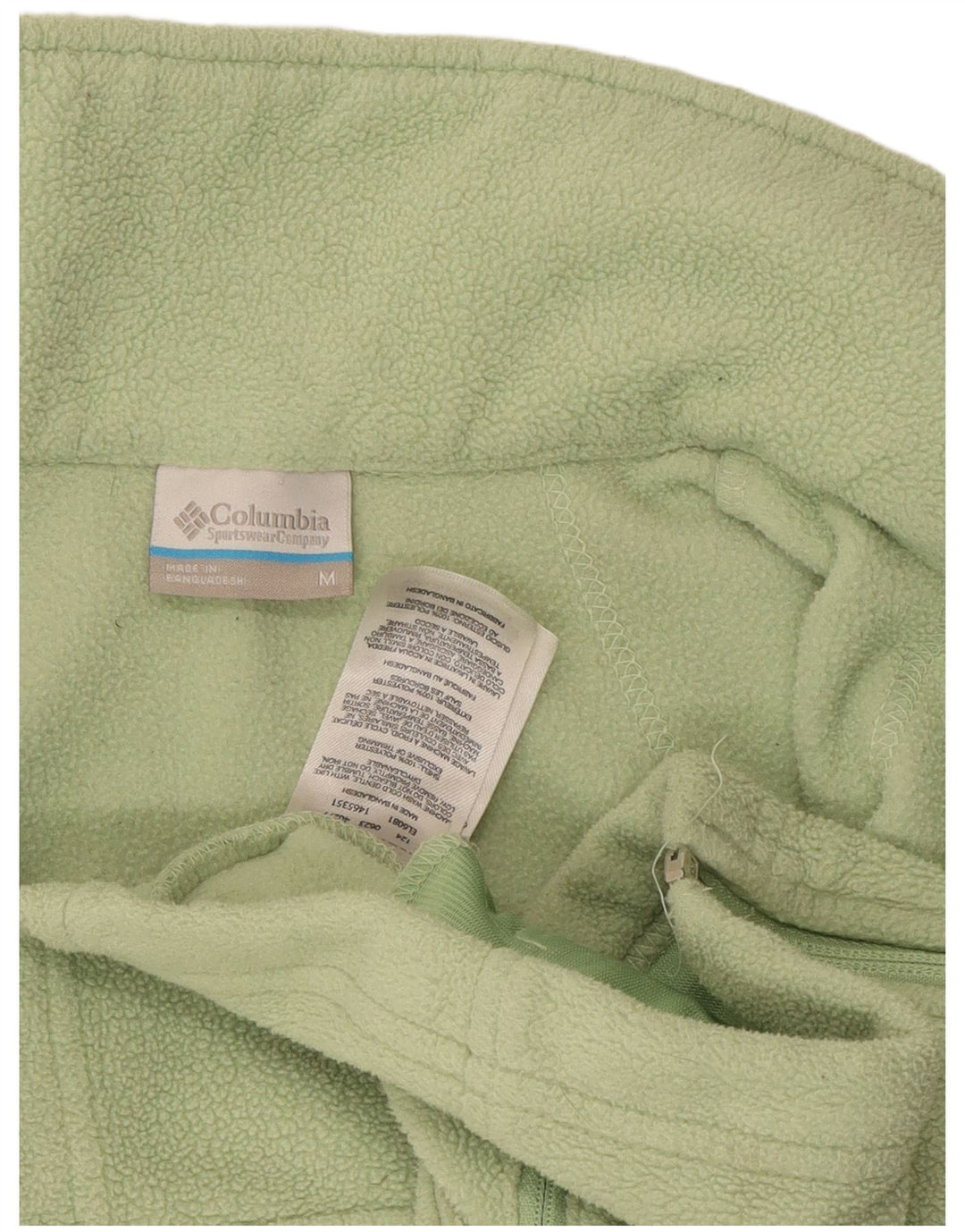 Columbia Veste Polaire Femme UK 14 Vert Moyen Polyester