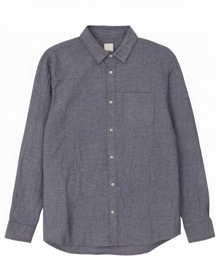Gap Chemise Coupe Standard Homme Bleu Marine Large
