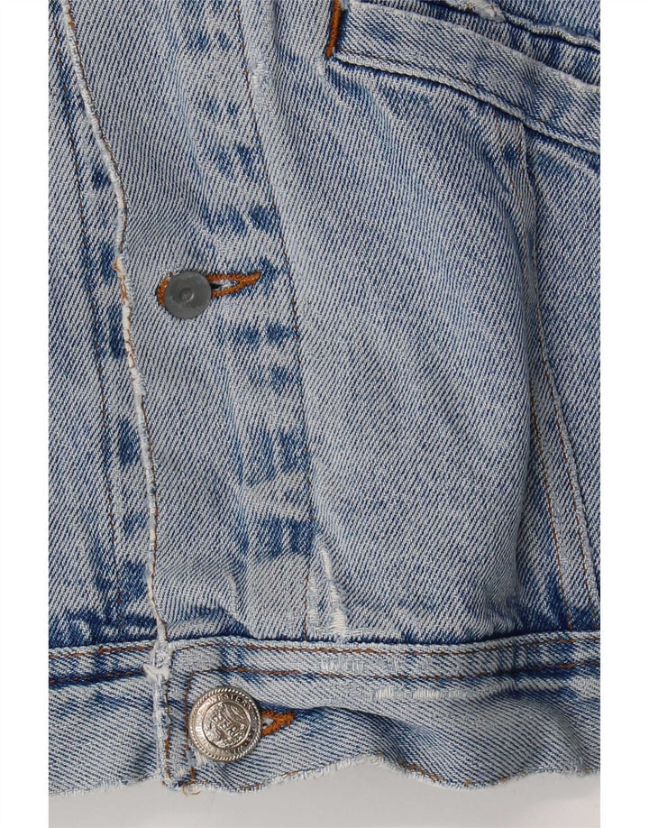 Rifle Veste en jean vieilli pour homme UK 42 XL Bleu
