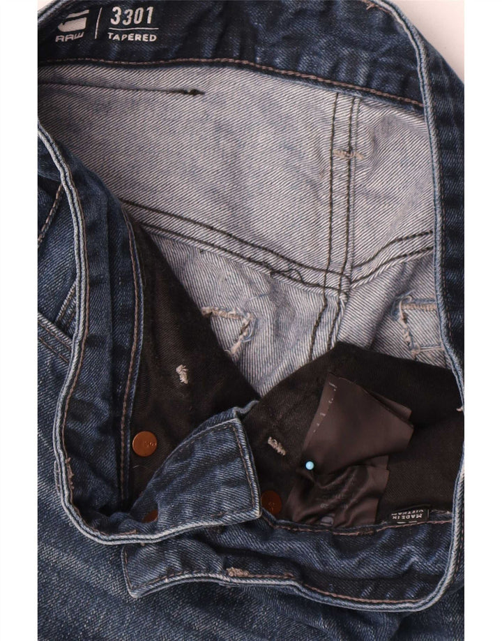 G-Star Femme 3301 Jean Fuselé W29 L34 Bleu Marine