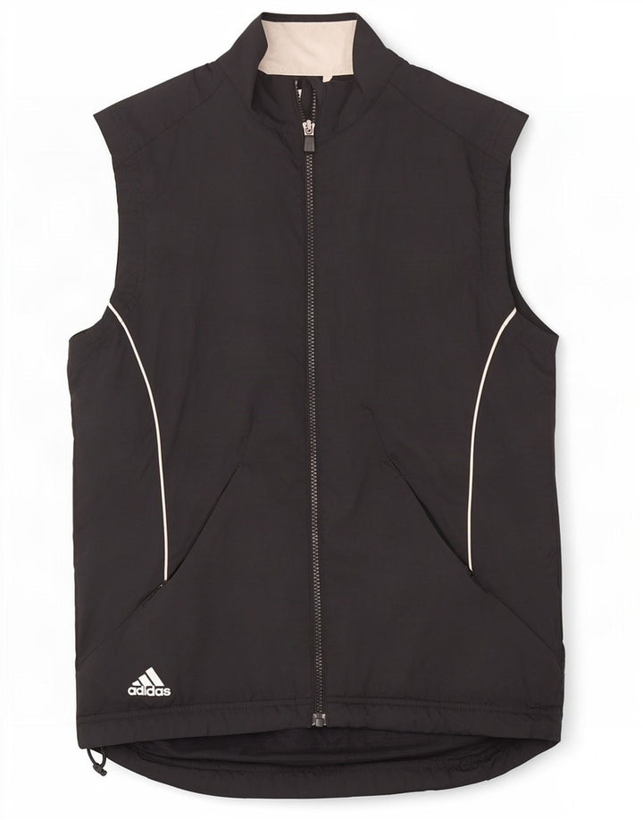 Adidas Veste de survêtement sans manches Clima Proof pour homme Noir Taille S