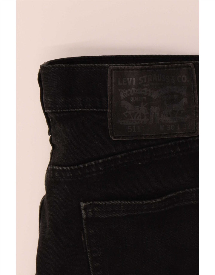 Levi's Jean Slim 511 Homme W30 L32 Noir Coton