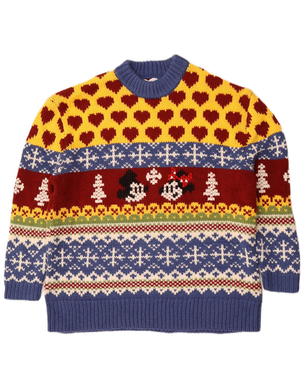 Zara Pull Mickey Mouse Crew Neck Pull Medium Multicolore