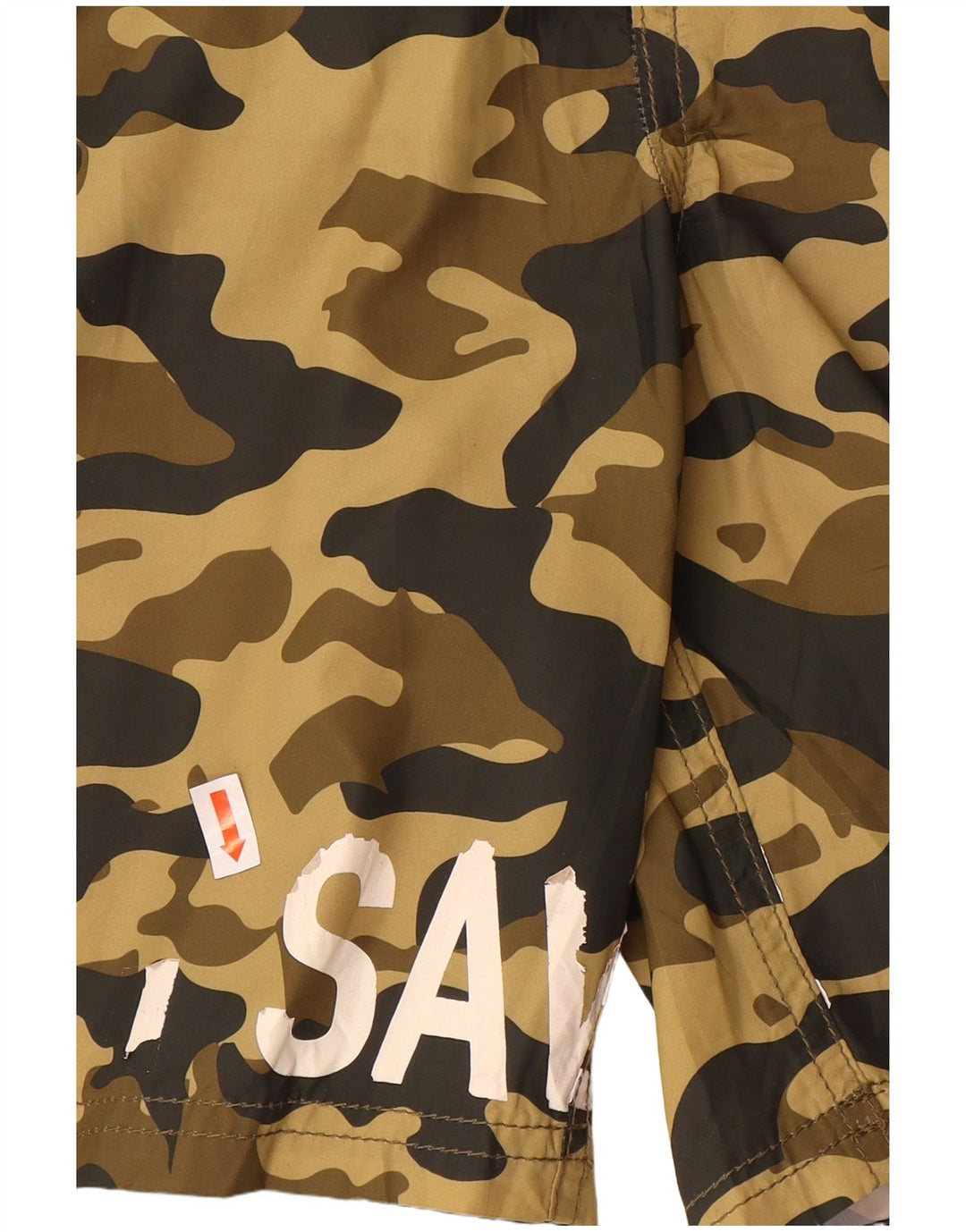 Zara Short De Bain Graphique Homme Marron Moyen Camouflage Polyester