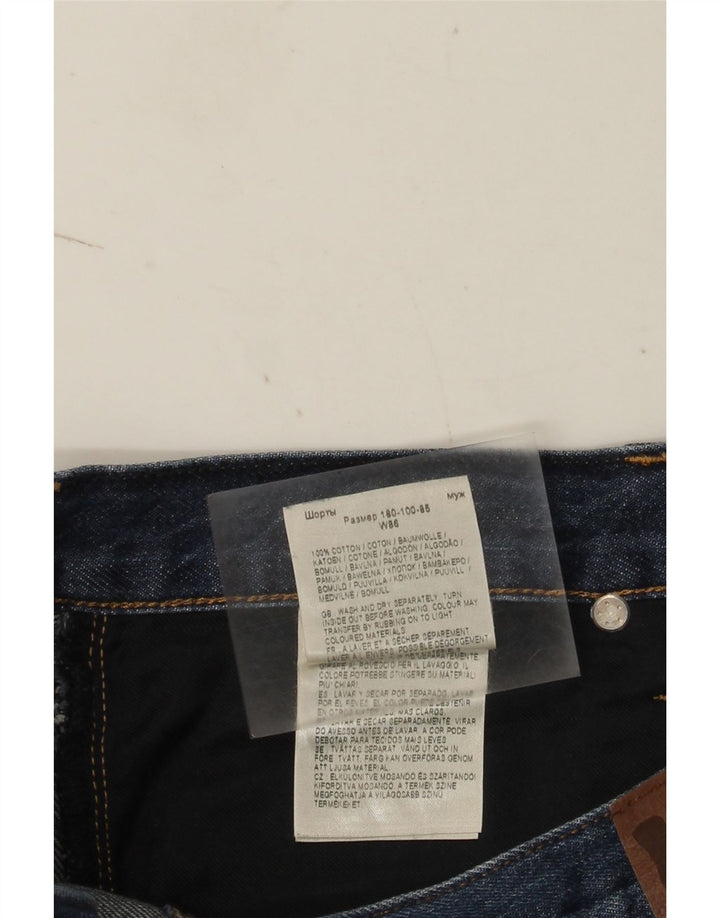 Lee Short en jean pour homme W34 Large Bleu Coton