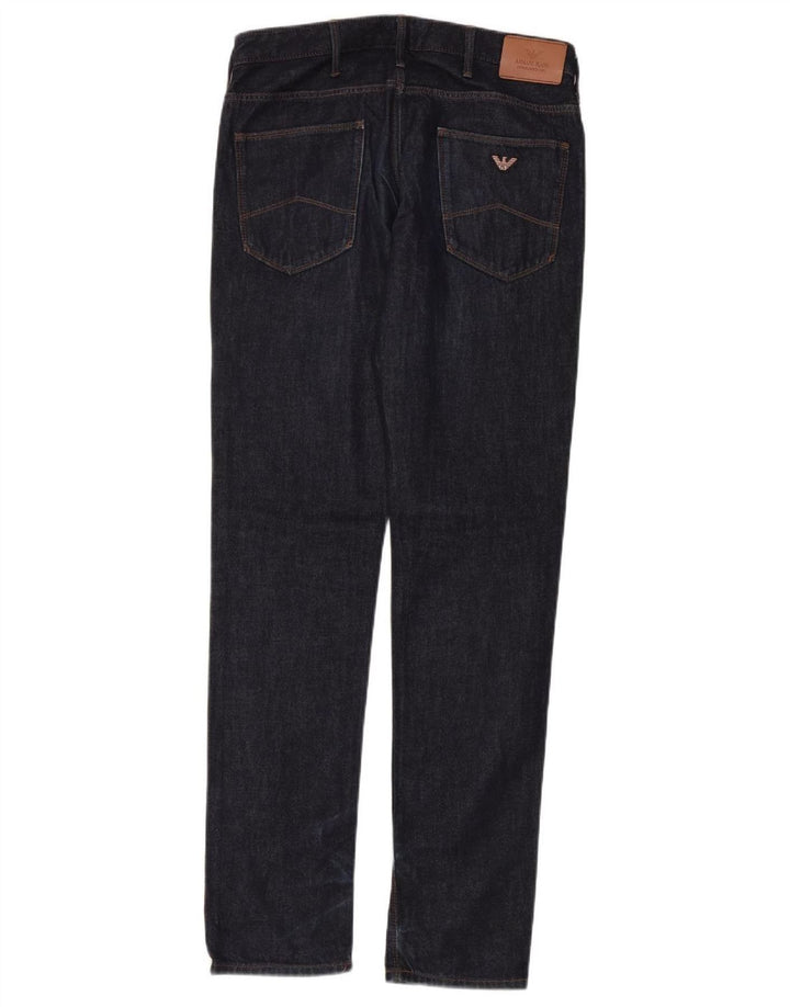 Armani Femme Jean Slim W31 L34 Bleu Marine Coton