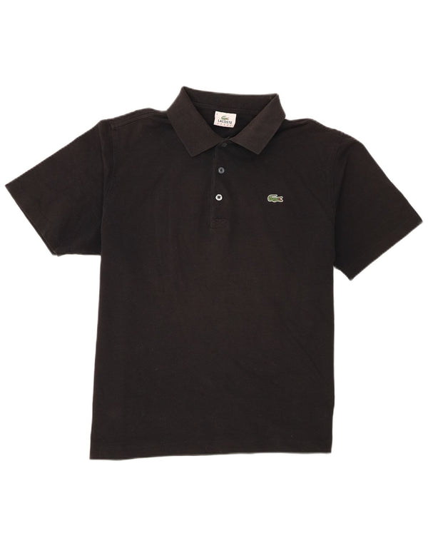 Lacoste Polo à manches courtes pour homme Taille 6 XL Coton noir