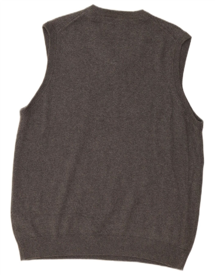 Marks & Spencer Débardeur Regular Fit Homme Coton Gris Moyen