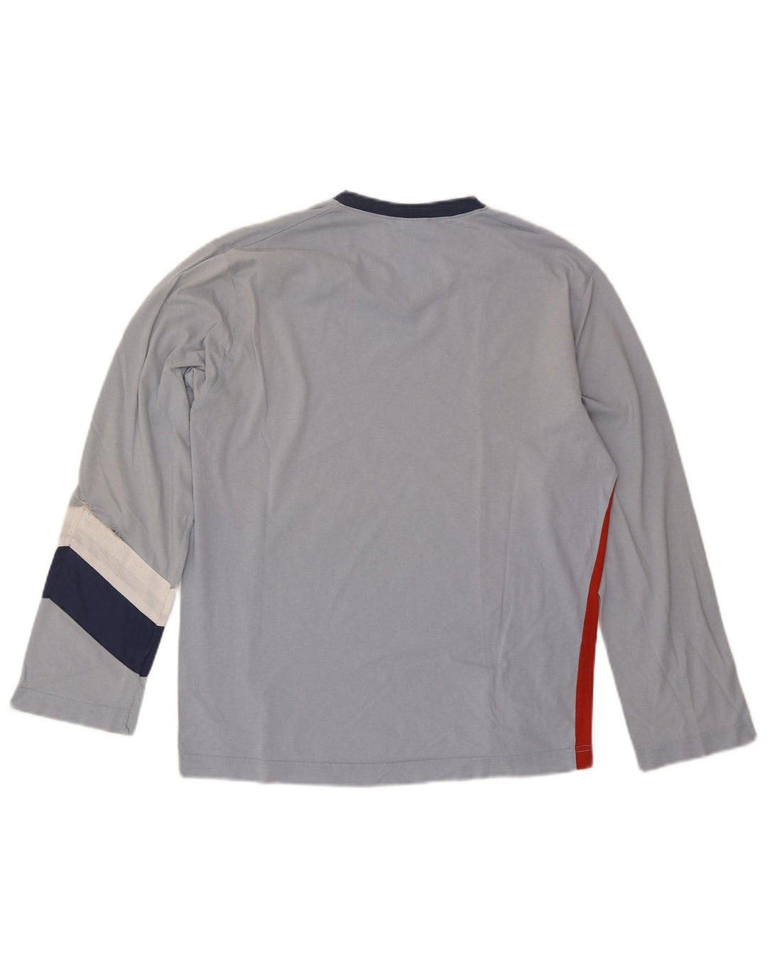 Fila Haut à manches longues en coton bleu colour block pour homme