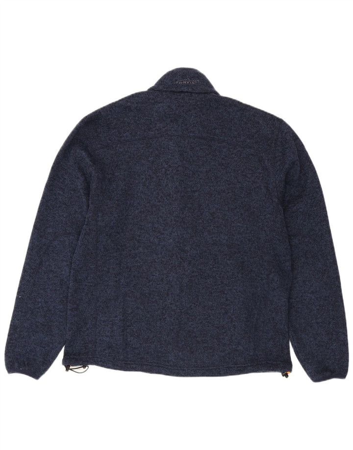 Orvis Veste de survêtement pour homme en polyester moucheté bleu marine moyen