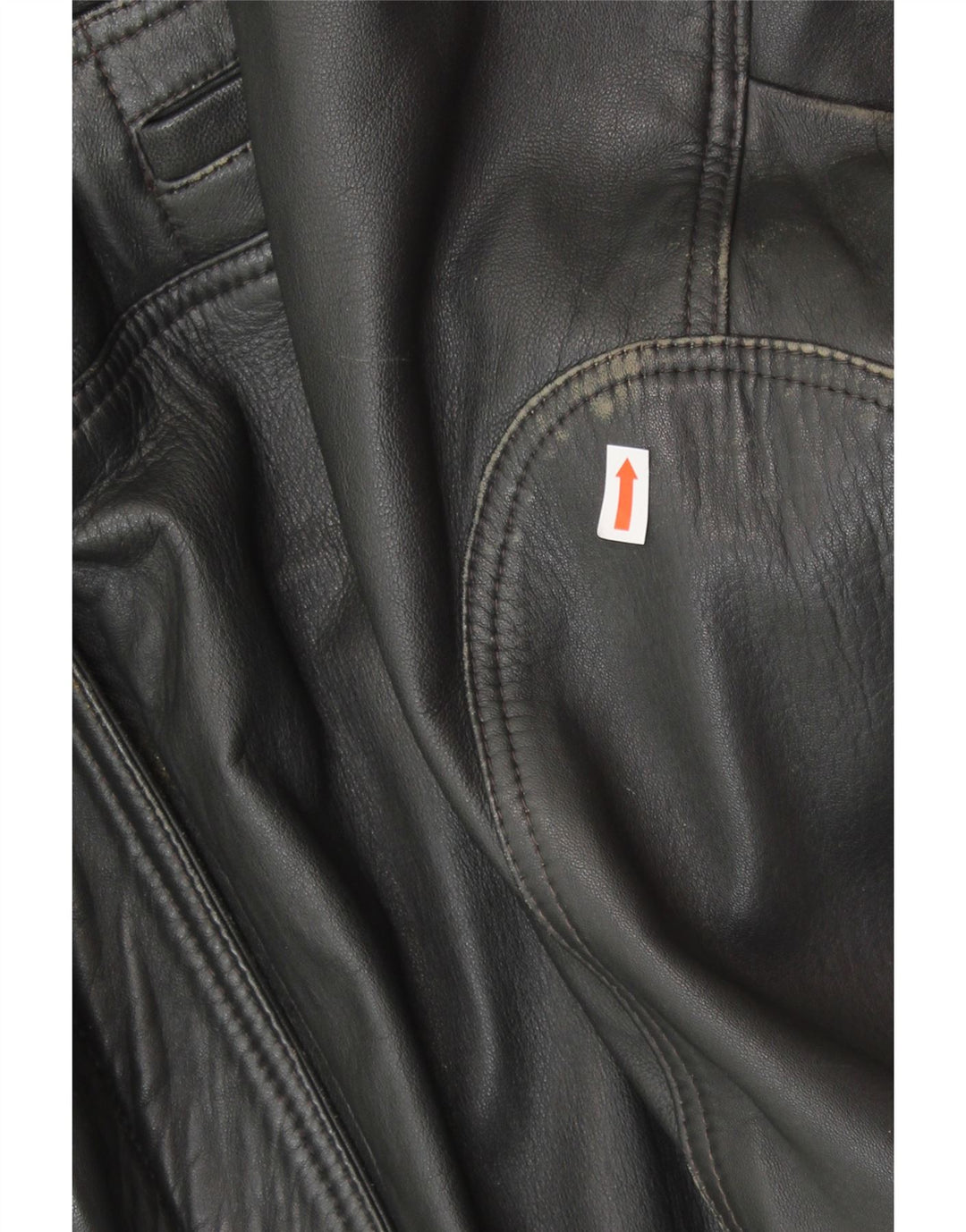 FATIGUE Veste en cuir pour homme UK 38 Cuir noir moyen