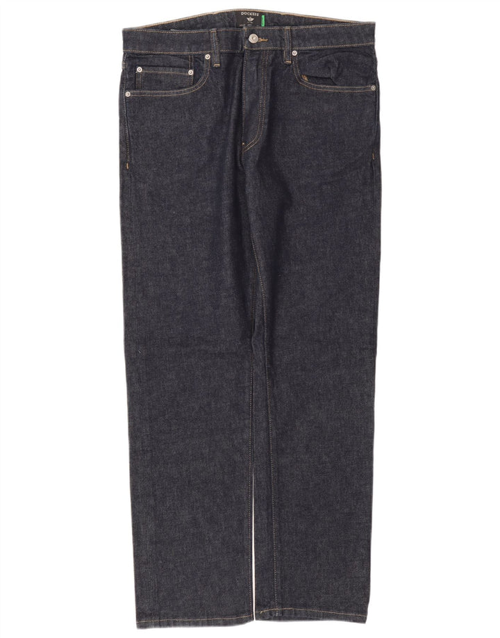 Dockers Jean Slim Homme W34 L32 Bleu Marine Coton