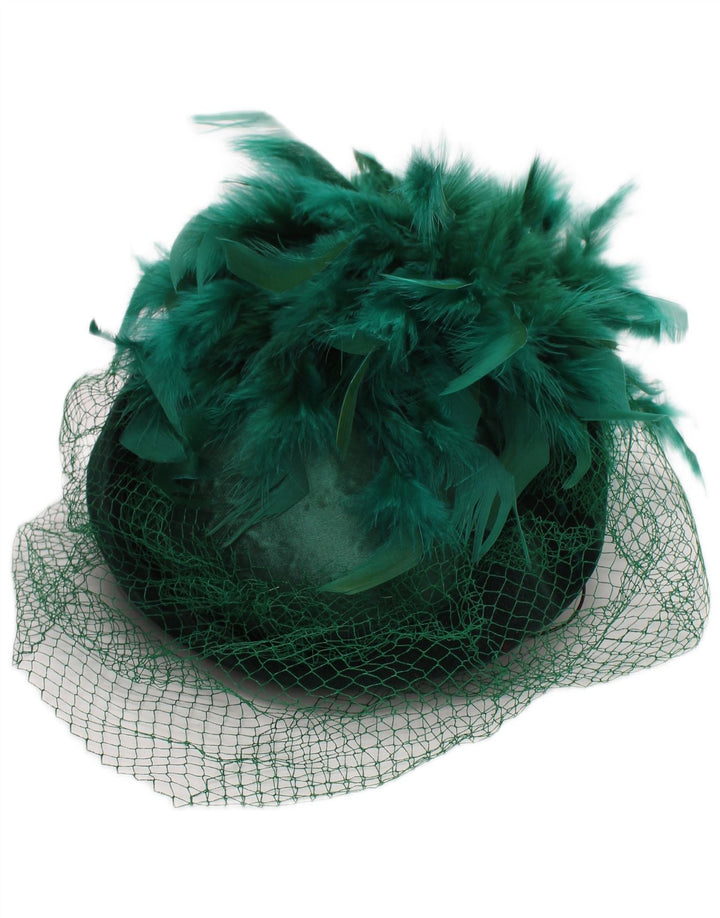 RIGHT IMPRESSION Womens Fascinator Hat One Size Green Cotton Classic