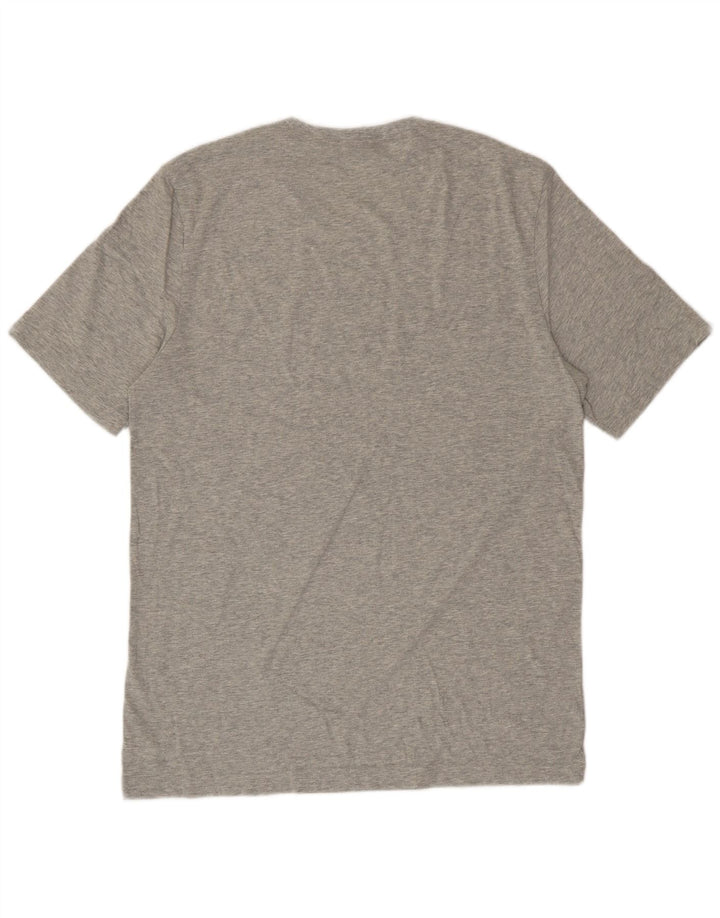 CALVIN KLEIN T-Shirt Homme Top Large Gris Coton