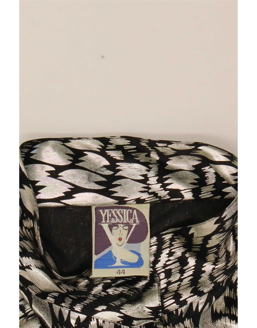 Yessica Chemisier Femme EU 44 XL Argent Imprimé Animal Polyester