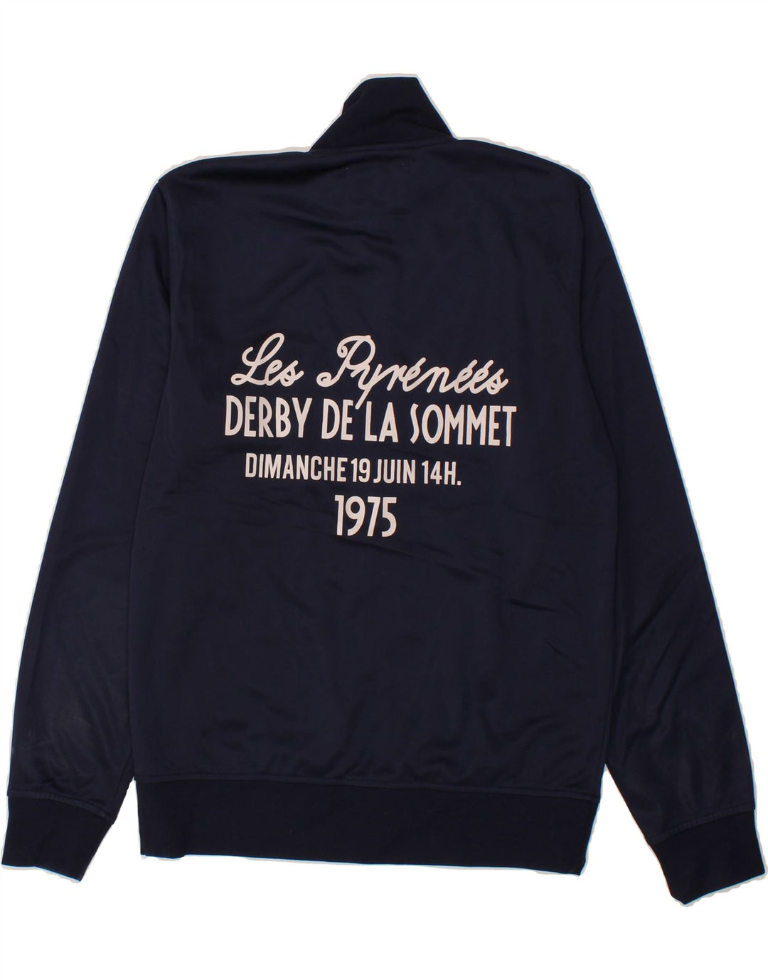 JACK & JONES Mens Tracksuit Top Jacket Medium Navy Blue Colourblock Vintage Jack & Jones and Second-Hand Jack & Jones from Messina Hembry 