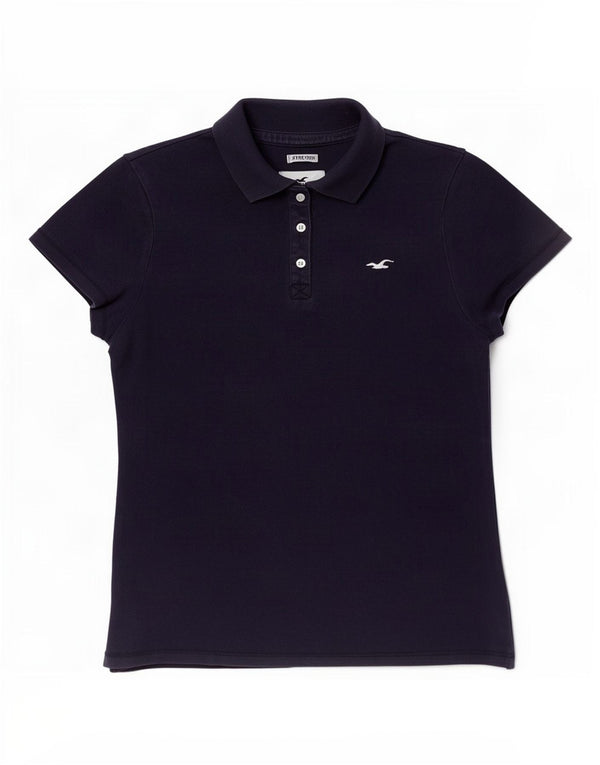 Hollister Polo Femme UK 10 Petit Bleu Marine