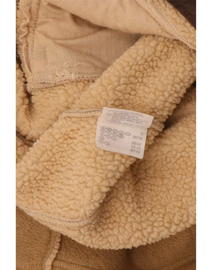 RODEO Veste Polaire Femme UK 10 Petit Beige Polyester