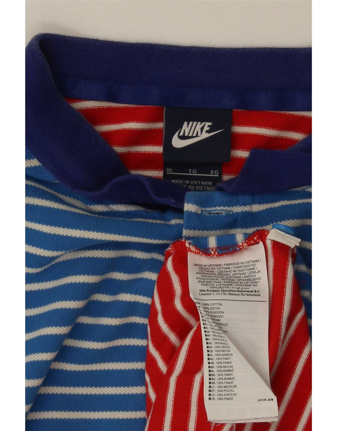 Polo Nike Homme XL Coton Rayé Multicolore