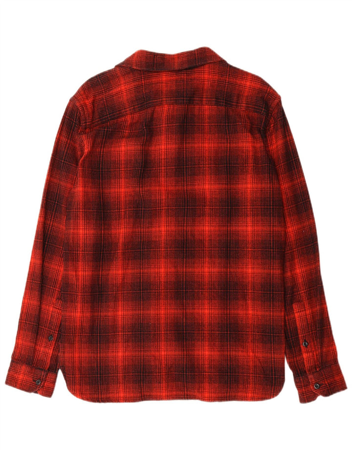 LEVI'S Chemise Standard en Flanelle Homme Rouge Moyen à Carreaux en Coton