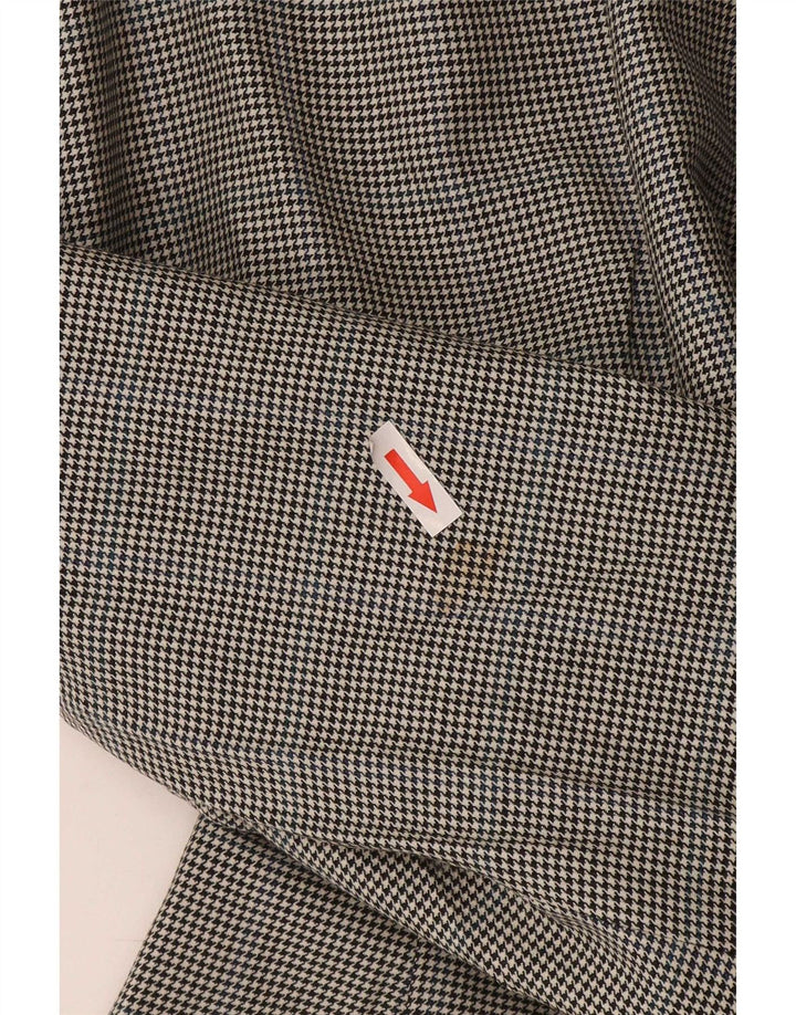 Marks & Spencer Veste blazer à 2 boutons pour homme UK 40 pied-de-poule noir moyen