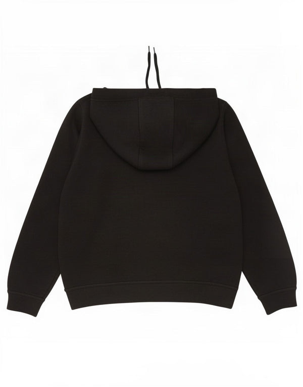 Nike Pull à capuche zippé pour femme UK 14 Coton noir moyen