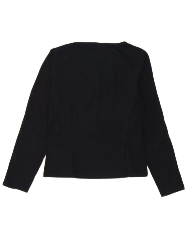 Champion Haut à manches longues pour femme UK 44 Large Bleu marine Coton