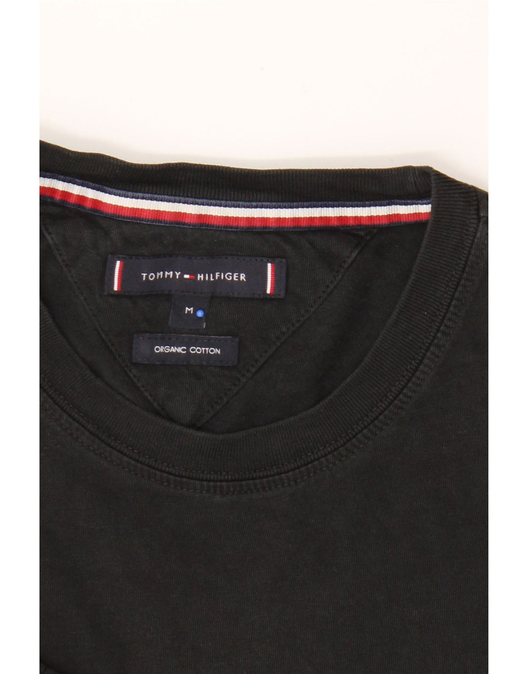 Tommy Hilfiger T-Shirt Homme Noir Moyen Coton