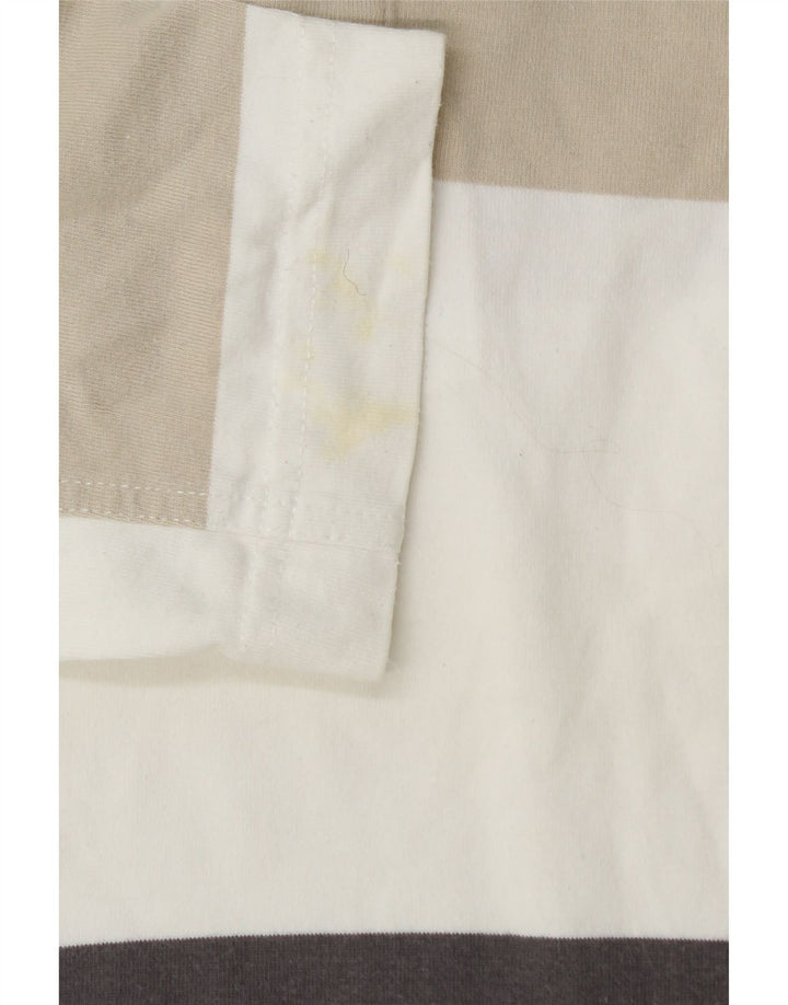 PUMA Polo de rugby à manches longues pour homme Motif rayures multicolores