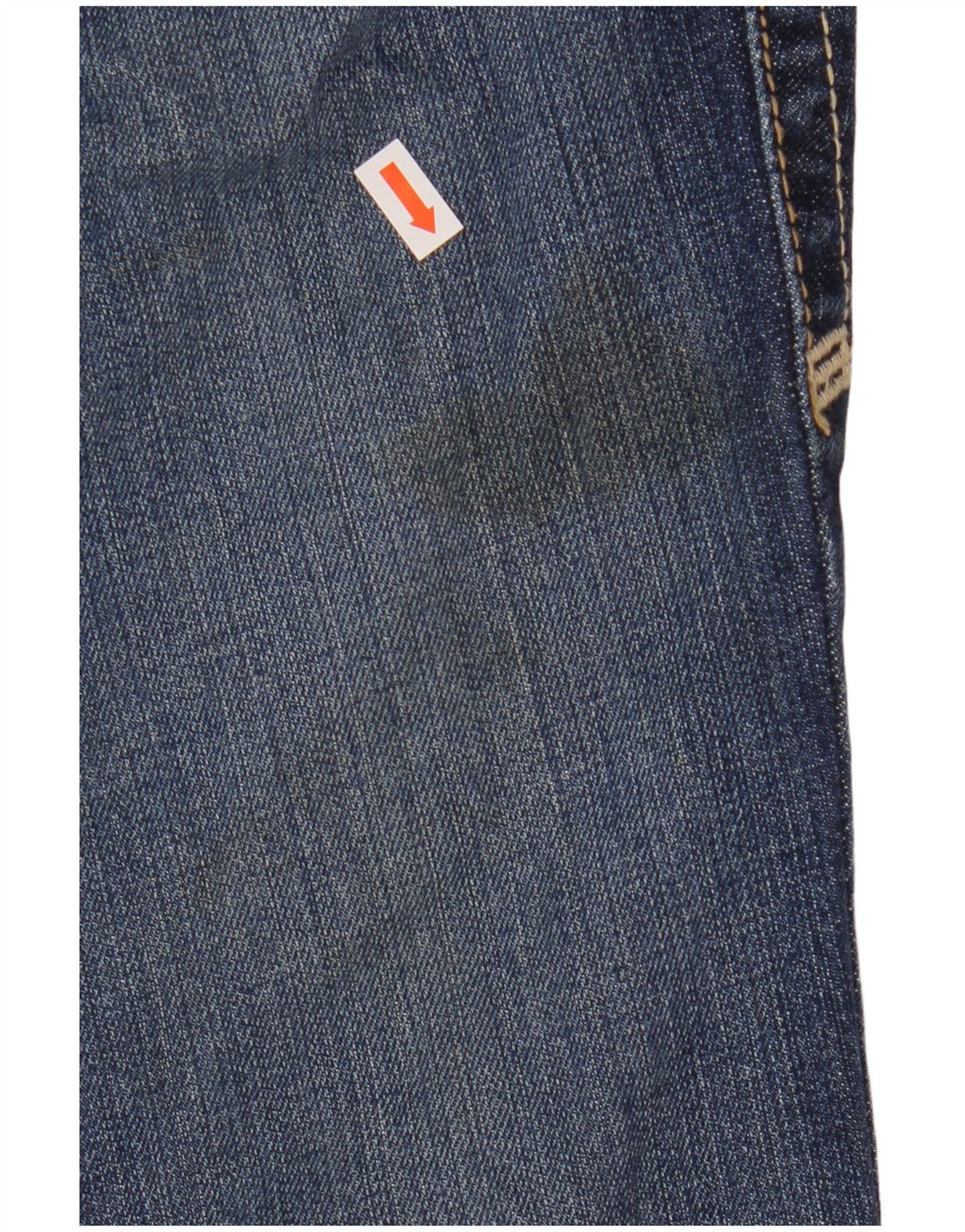 Jean bootcut taille moyenne Ariat pour homme W29 L33 bleu coton