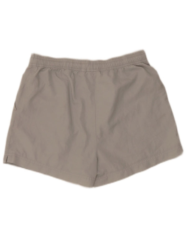 Adidas Short de sport pour femme UK 12 Gris moyen Polyester