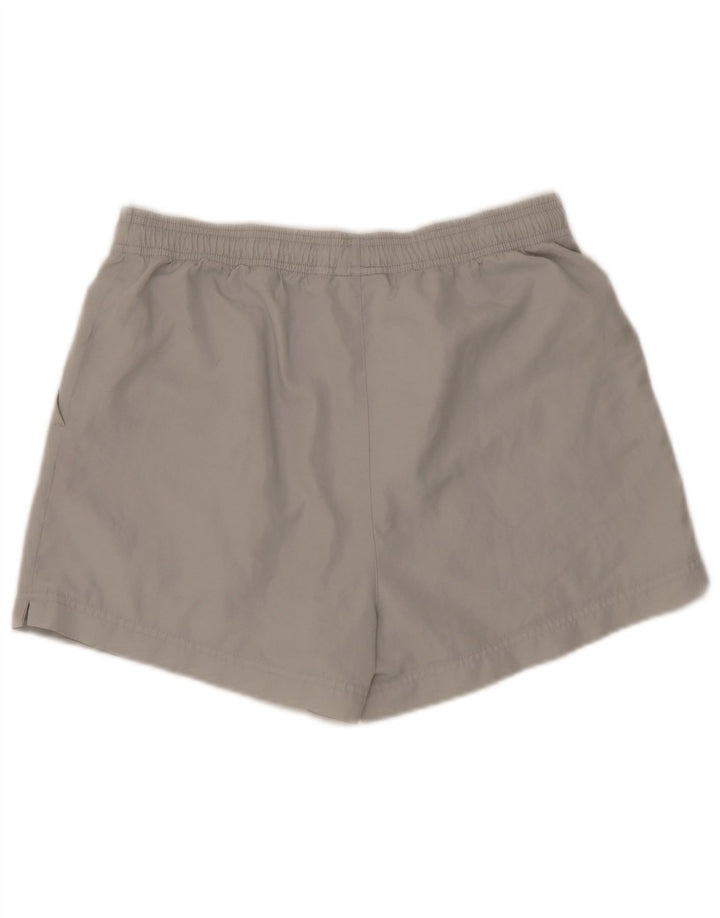 Adidas Short de sport pour femme UK 12 Gris moyen Polyester