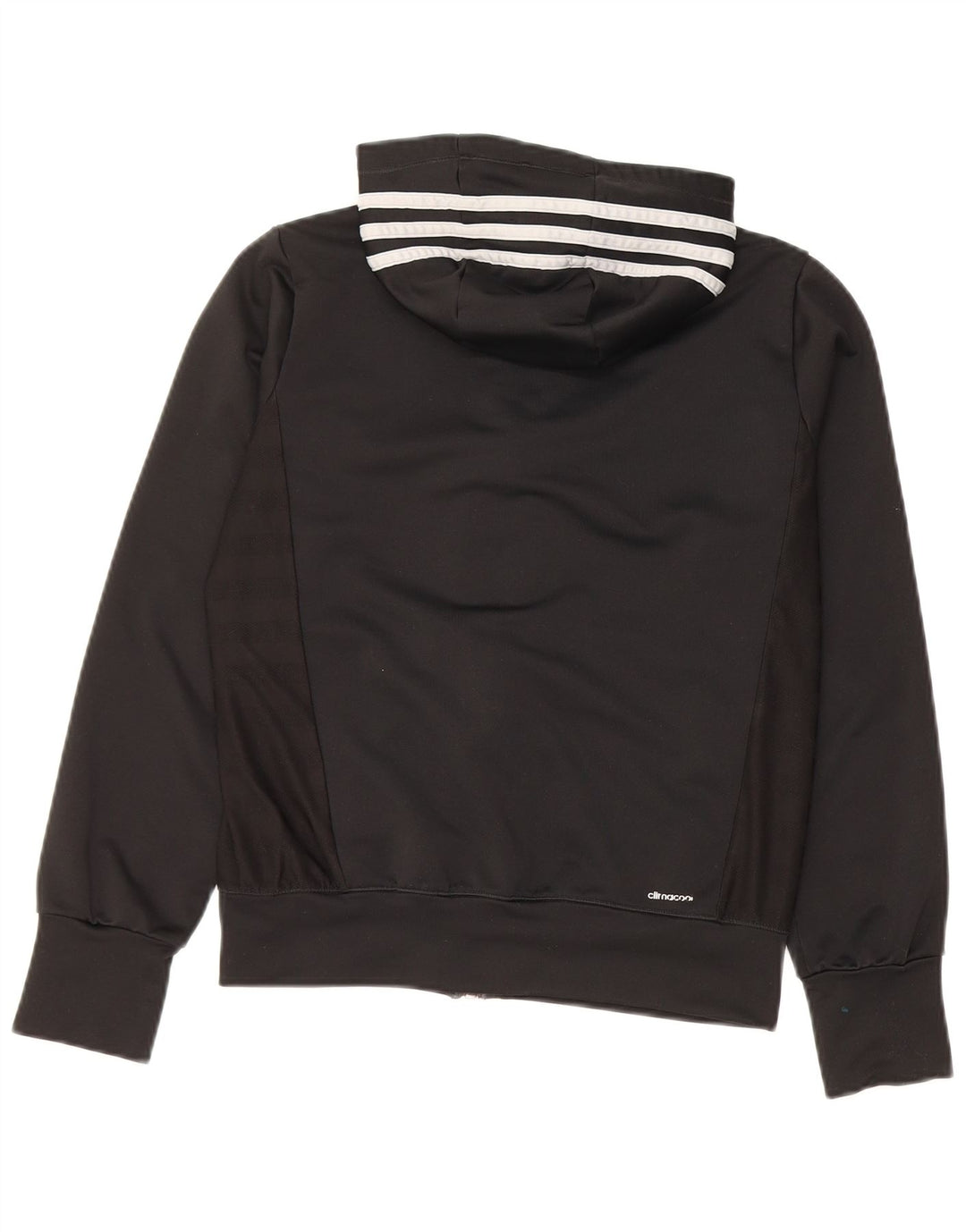 ADIDAS Pull à capuche zippé Climacool pour fille 11-12 ans Noir Polyester