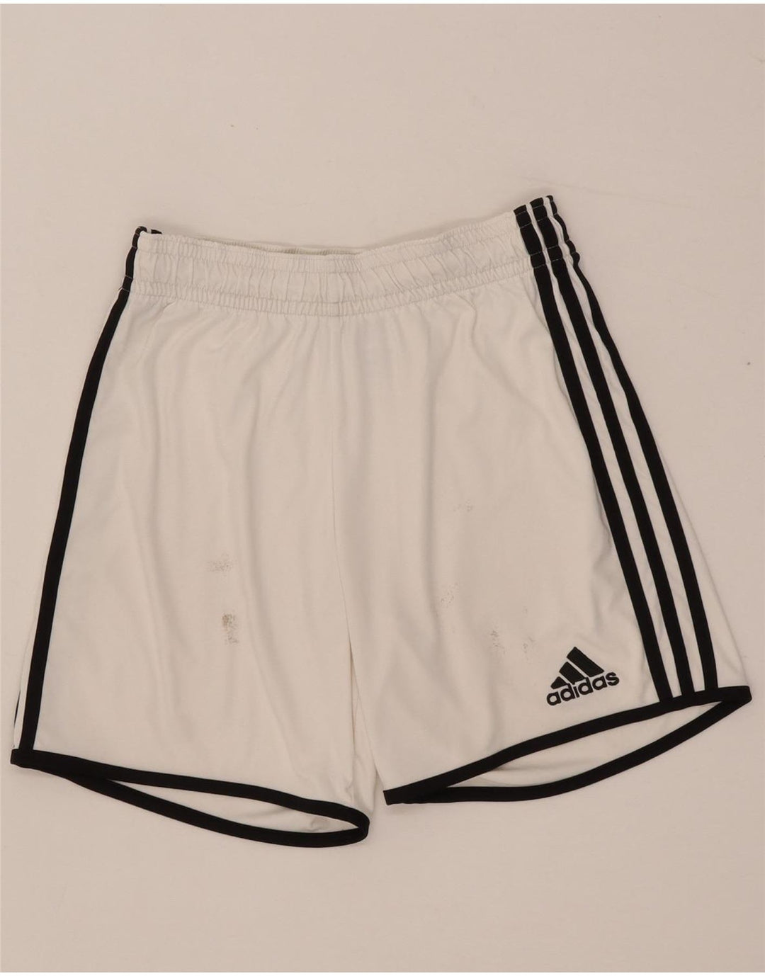 Adidas Short de sport pour homme Petit polyester blanc