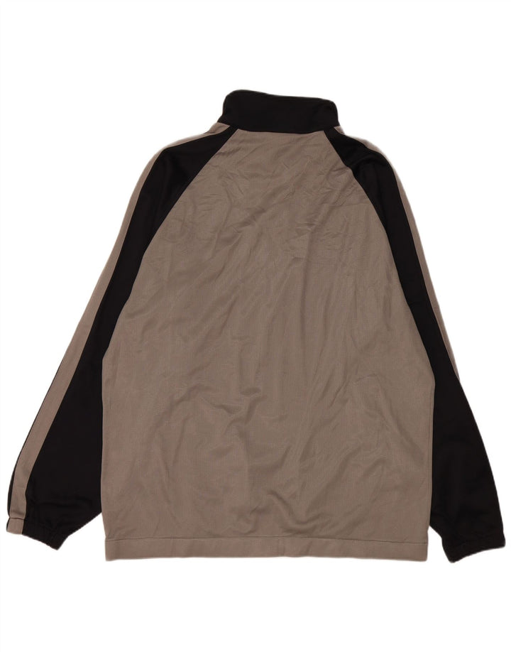 ASICS Veste de survêtement pour homme XL Gris Colorblock Polyester