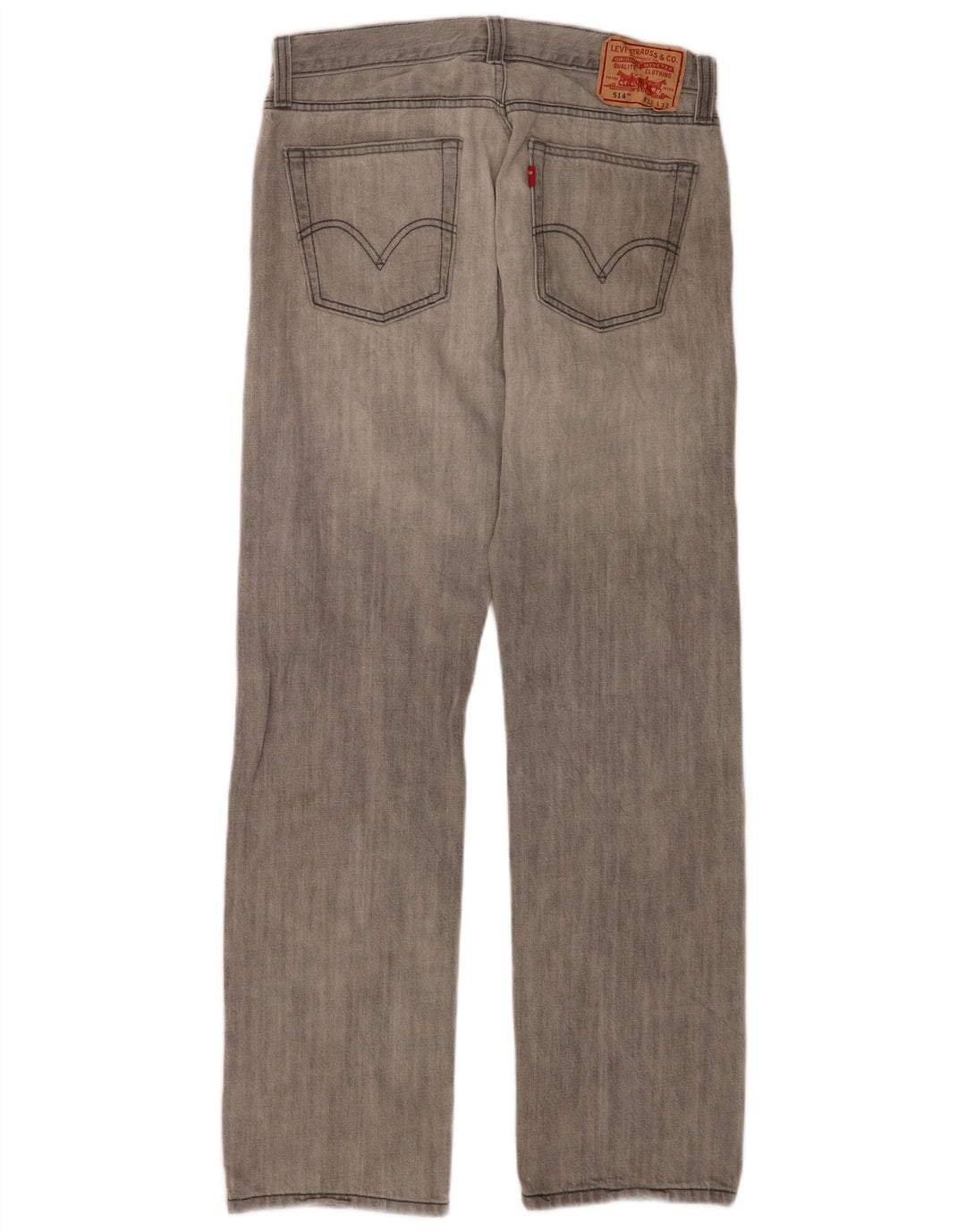 Levi's Jean Slim Droit 514 Homme W32 L32 Gris Coton