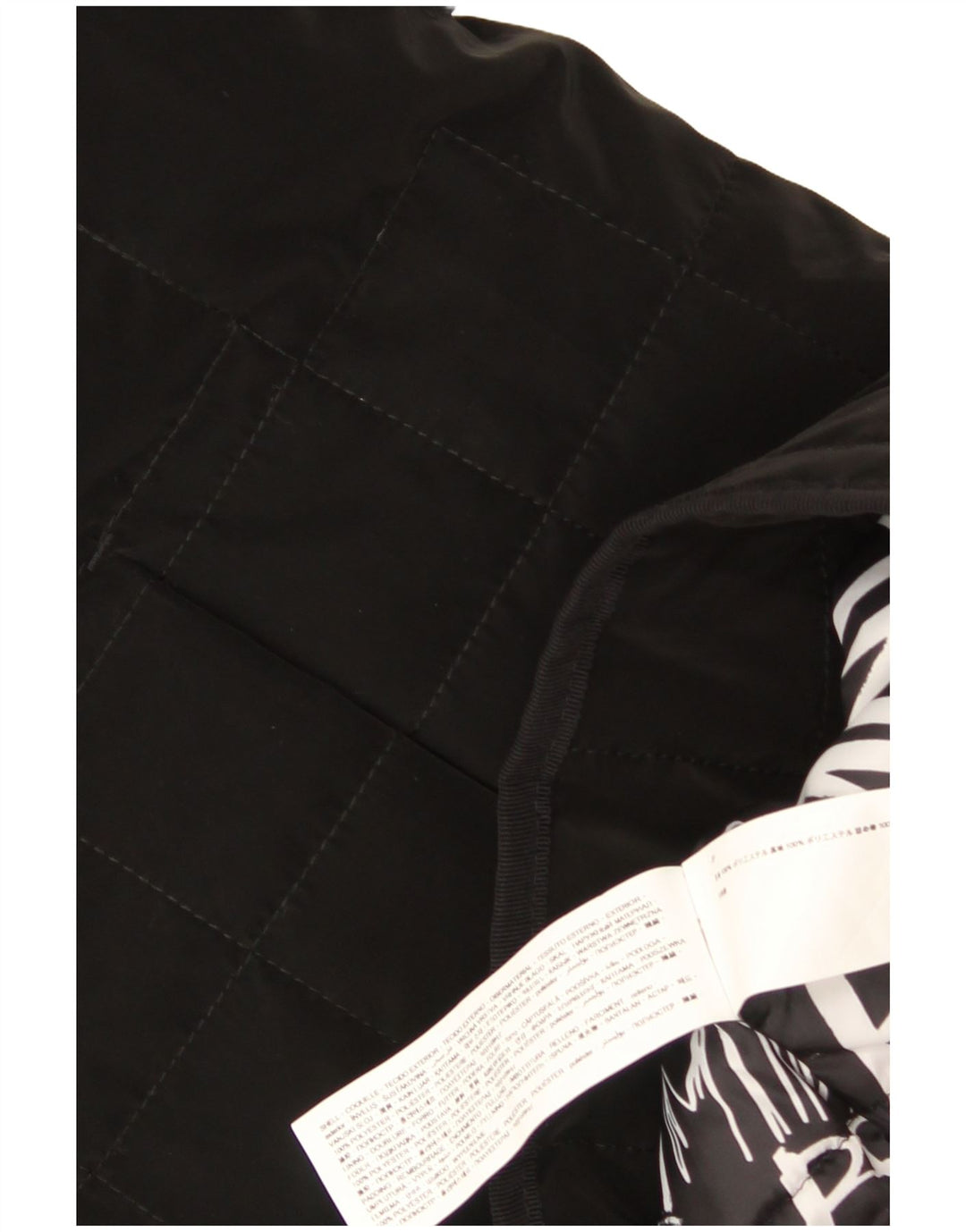 Desigual Manteau matelassé matelassé pour femme UK 18 XL Noir Polyester