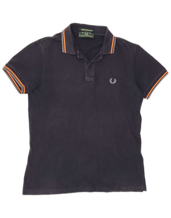 Fred Perry Polo Homme Petit Bleu Marine Coton