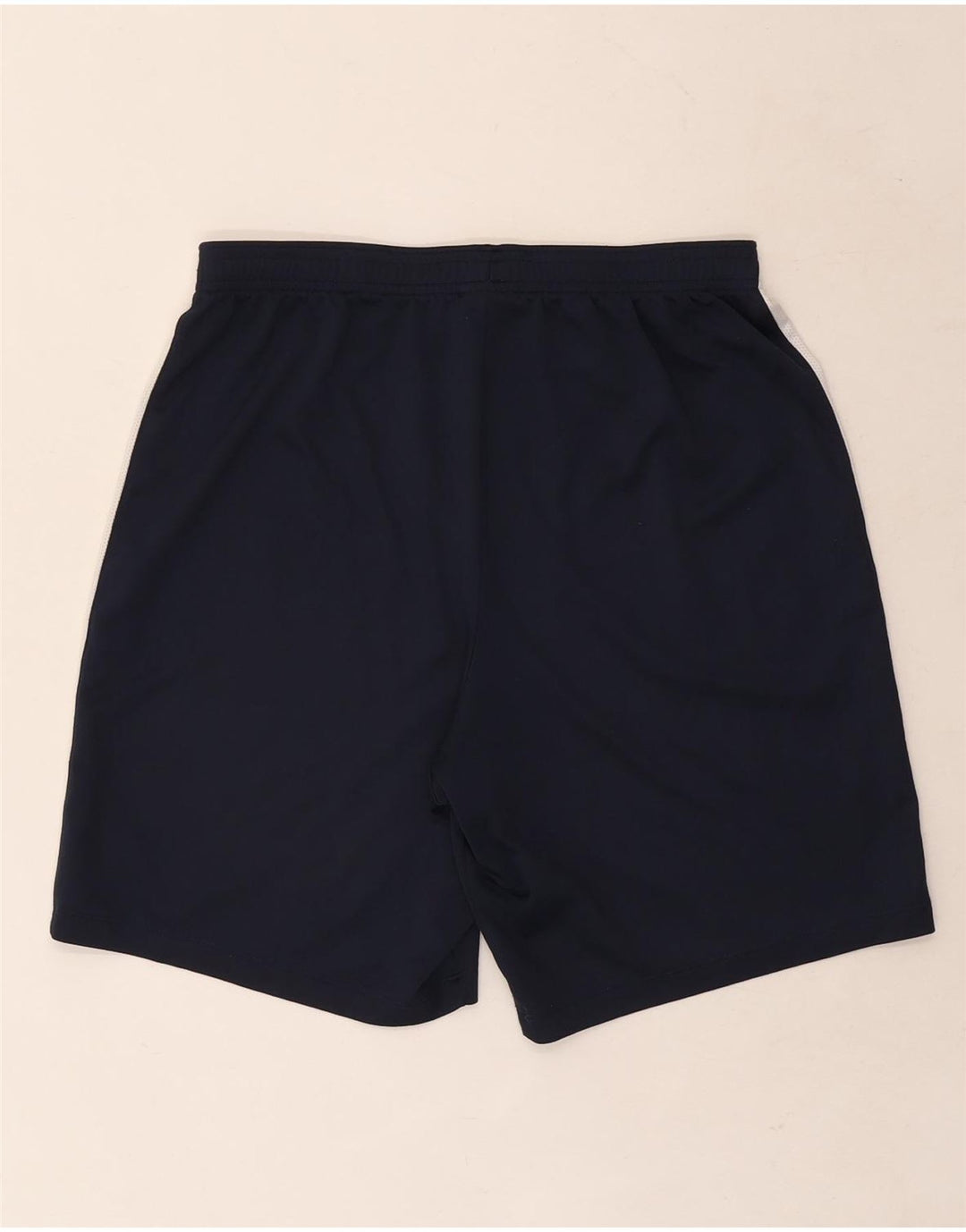 Nike Short de sport Dri Fit pour homme en polyester color block Bleu marine Taille L