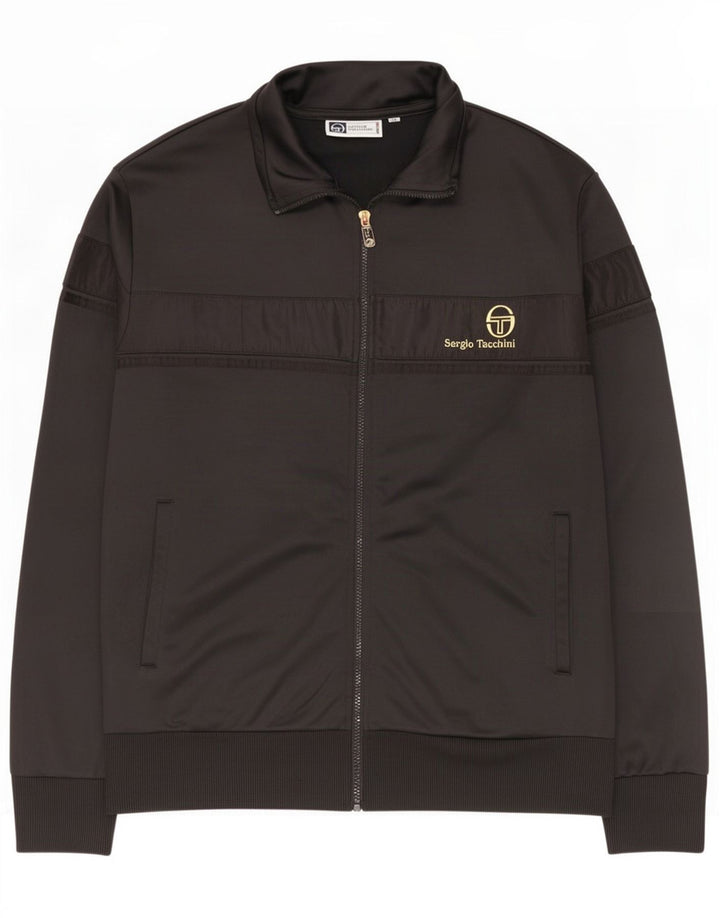 Sergio Tacchini Veste de survêtement pour homme 2XL Noir Polyester