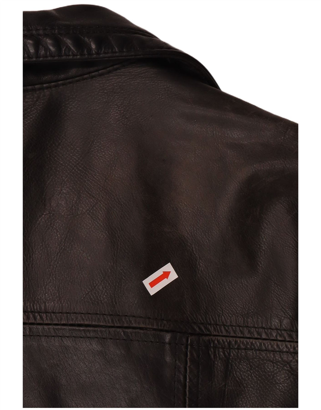 DAKOTA Veste en cuir pour femme UK 16 Grand cuir noir classique